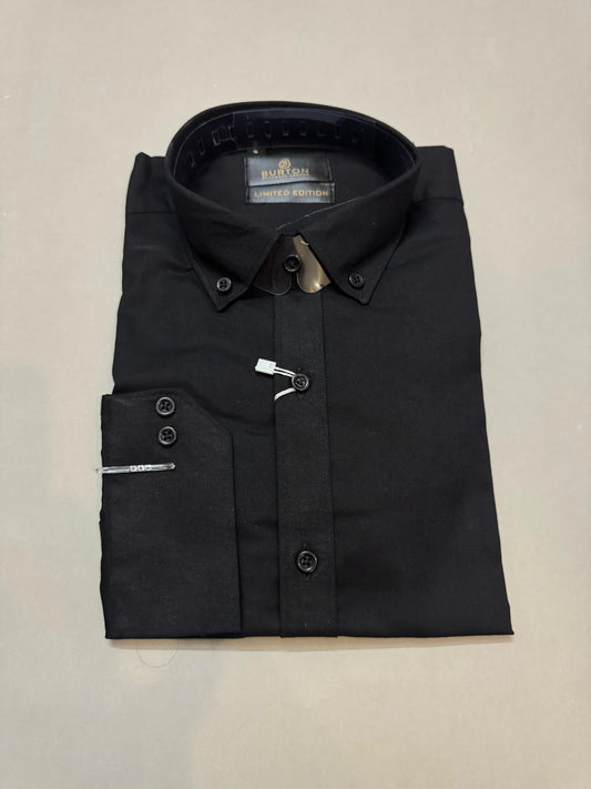 TS - 1015 (Plain Black Chambray)