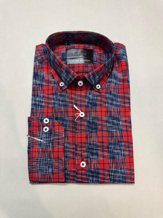 TS - 1009 (Red with Blue Self-Check)