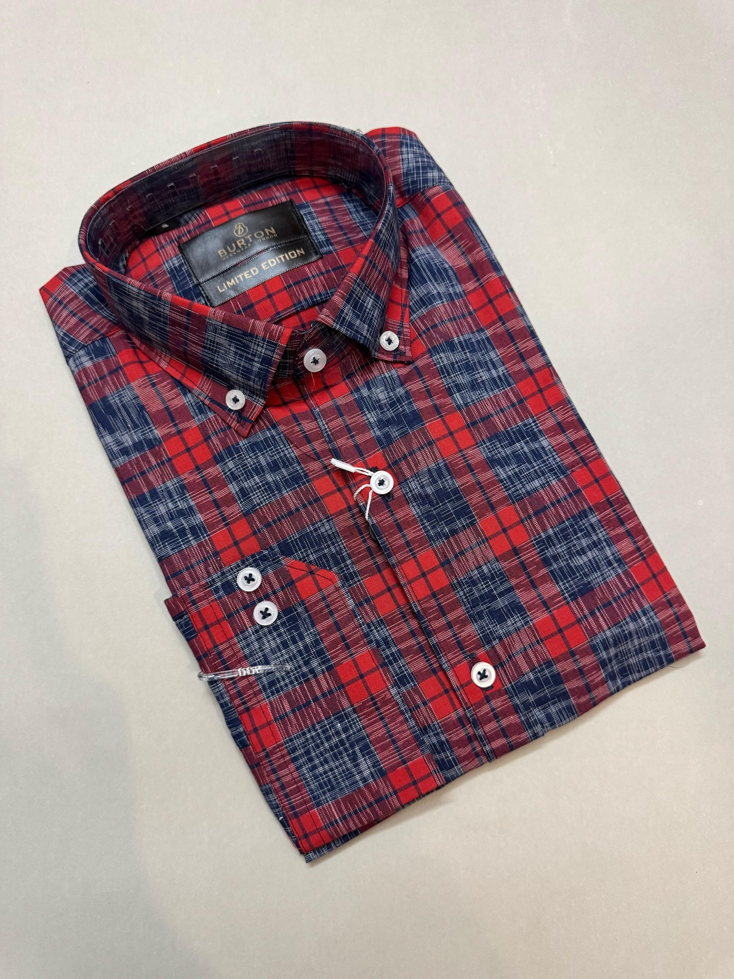 TS - 1009 (Red with Blue Self-Check)