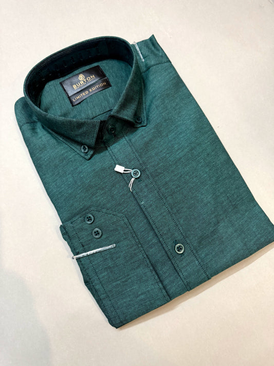 TS - 1020 (Dark Green Chambray)