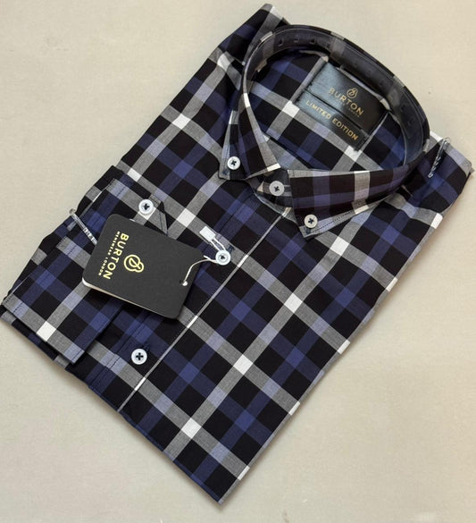 TS - 1034 (Blue and Grey Checkered)